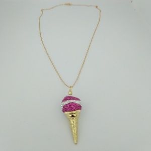 Necklace, ice cream cone 17 inch